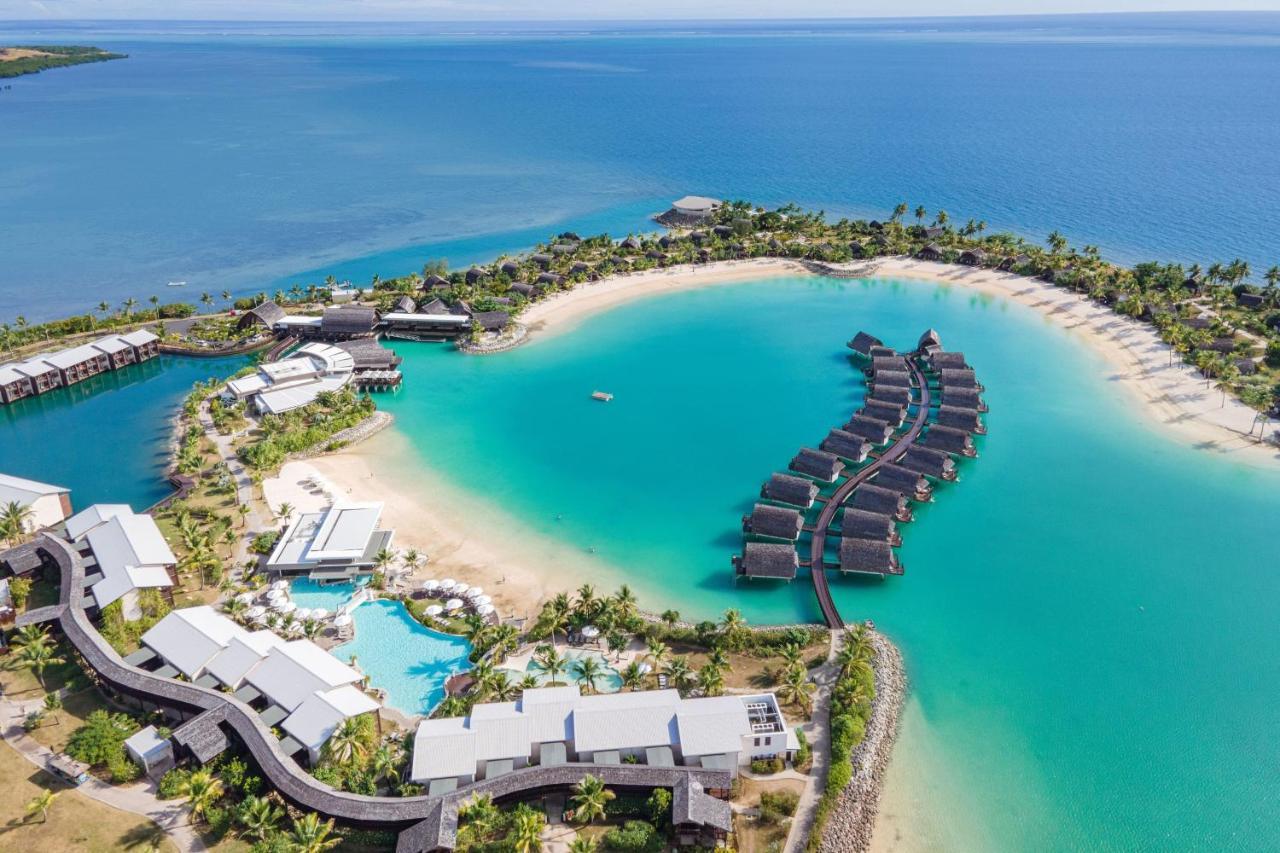 منتجع فيجي ماريوت مومي بييه Momi المظهر الخارجي الصورة Aerial view of the resort