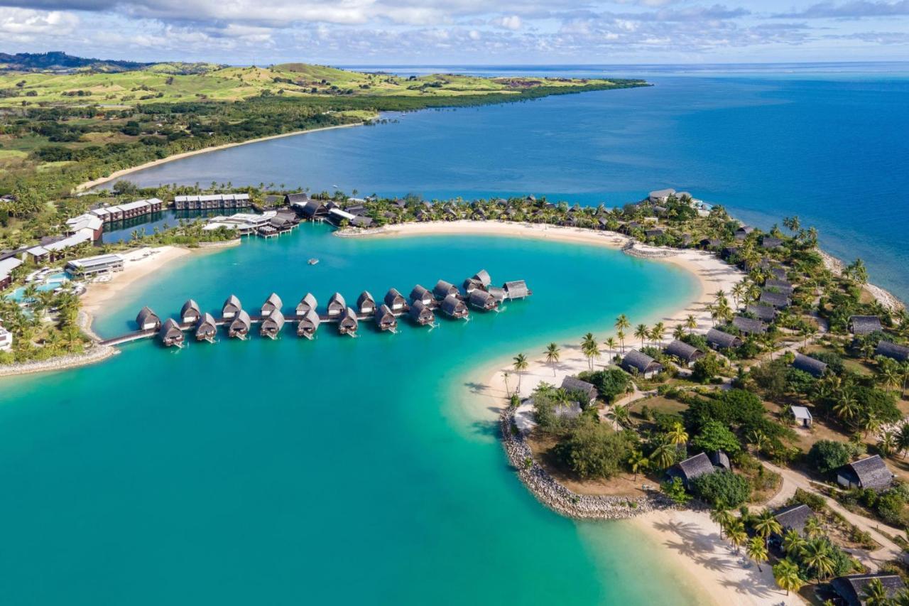 منتجع فيجي ماريوت مومي بييه Momi المظهر الخارجي الصورة Aerial view of the resort